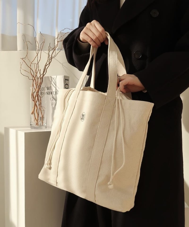 大容量♪韓国デザインスクエアトートバッグ BAG シグネチャースクエアトートバッグ | Otte.
