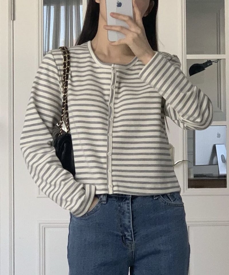 SOFIO GONGLI 希少グレーニットカーディガン