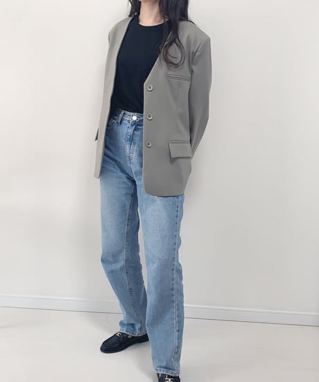 ジャケット・アウター IRIS 千鳥柄風ニットジャケット レディース(M ネイビー): 東京シャツ