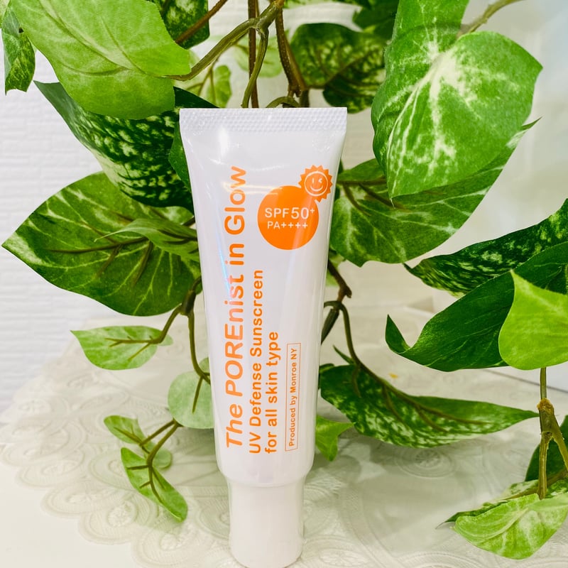 The POREnist in Glow UV Defense Sunscreen】 日焼け