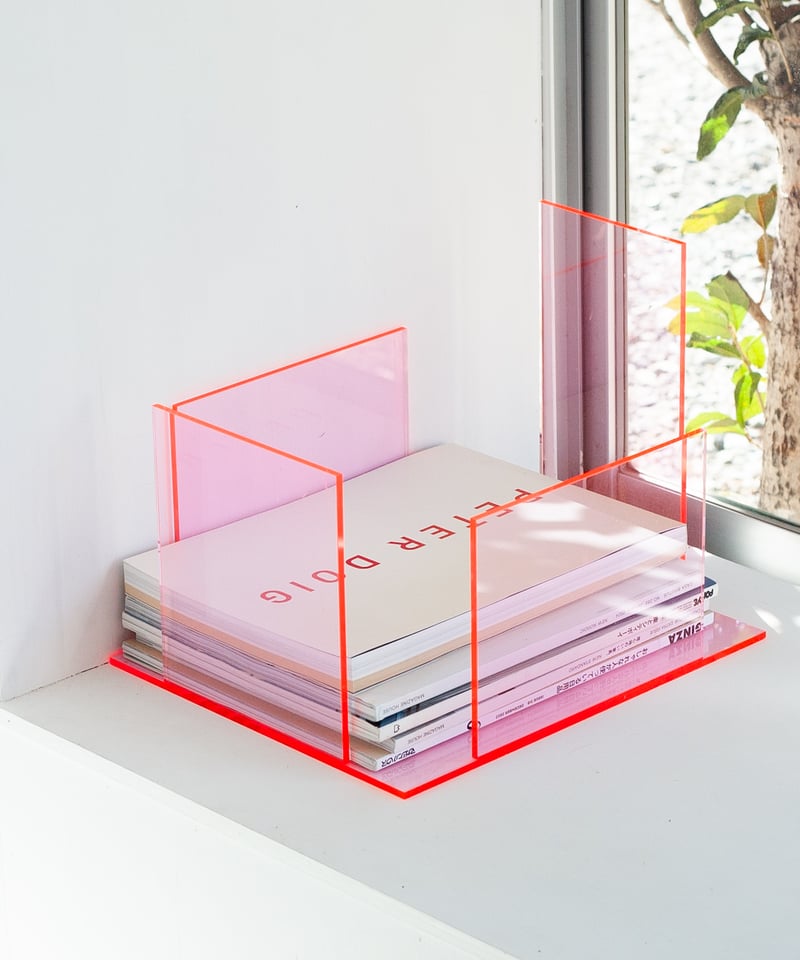 USED アクリル×ガラス マガジンラック モダン ミッドセンチュリー お 得 な 通販 サイト家具・インテリア - USED アクリル×ガラス