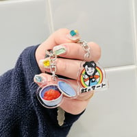 虹マの「おいしいもの」アクリルキーホルダー　セット