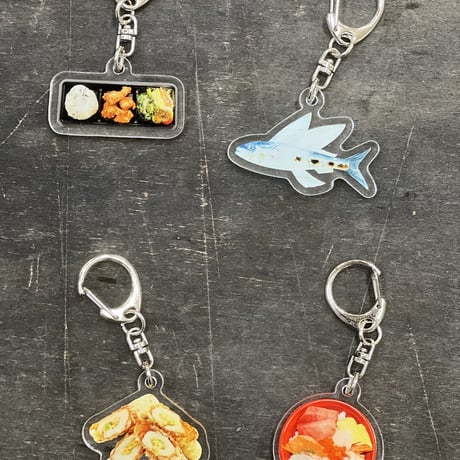 虹マの「おいしいもの」第二弾　アクリルキーホルダー　セット