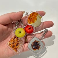 虹マの「おいしいもの」第3弾　アクリルキーホルダーセット