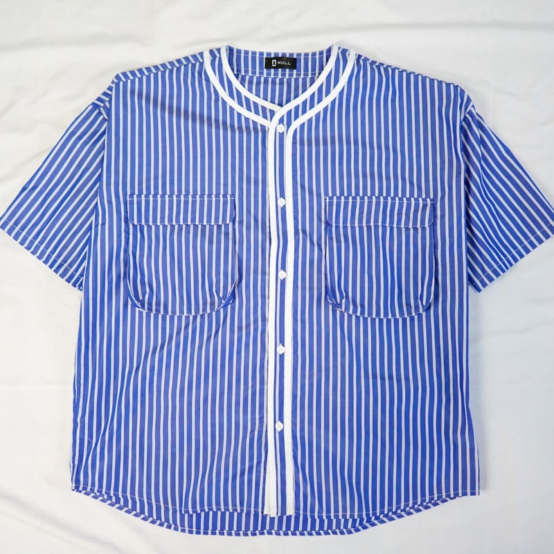 ストライプ 半袖 ベースボールシャツ | made STORE