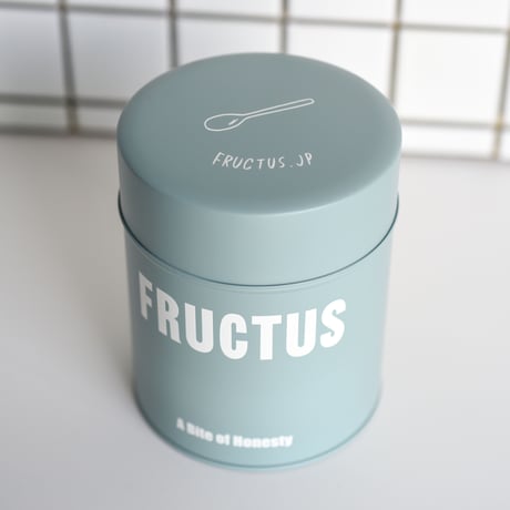 FRUCTUS茶筒缶(スモーキーグリーン）