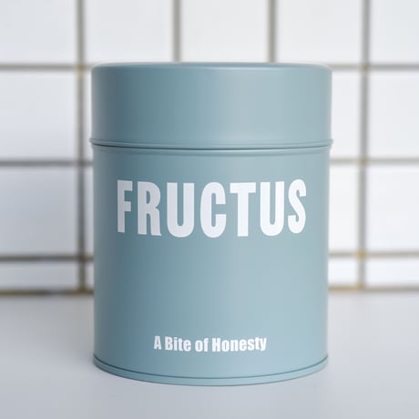 FRUCTUS茶筒缶(スモーキーグリーン）