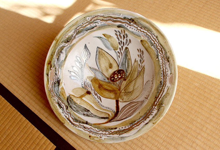 陶器大皿 楽天市場】黒窯変 13.0 変型 大鉢陶器 信楽焼 キッチン 和食器