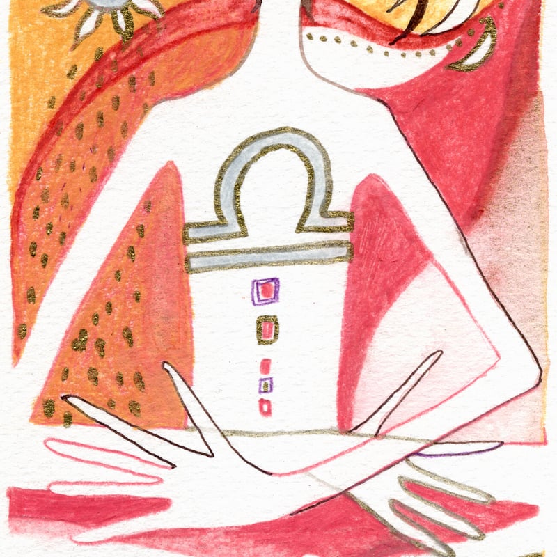 ELLE HOROSCOPE illustration 