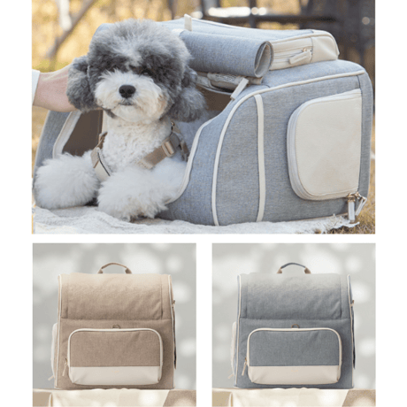 WOOFLINK(韓国ブランド)セレブ犬用キャリーバッグ 黒 送料無料