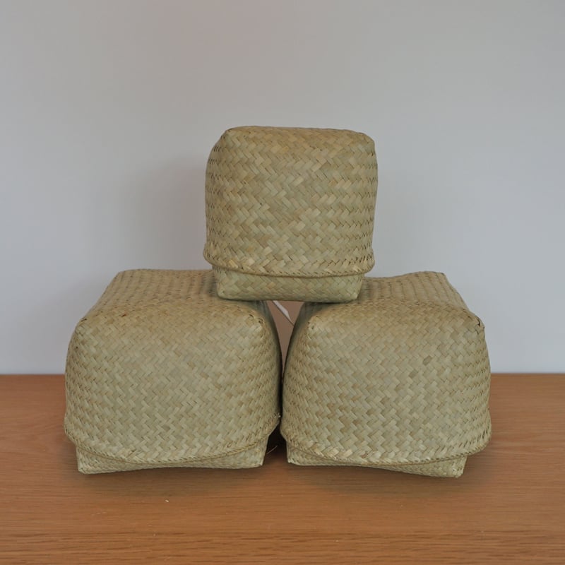 新品　フルナ入れ子すっぽり箱 正方形かご　収納　バスケット 新品 フルナ入れ子すっぽり箱 正方形かご 収納 バスケット