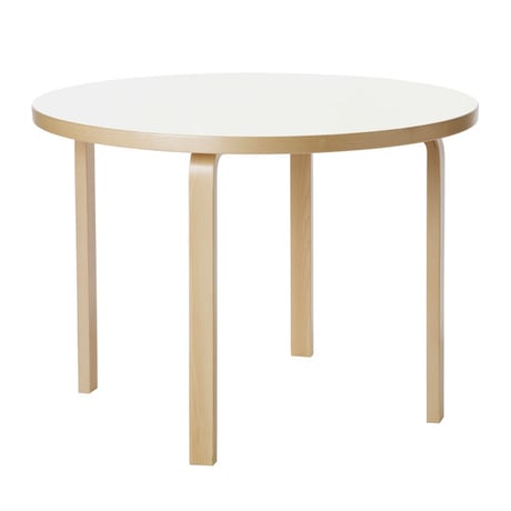 テーブル90A｜Alvar Aalto｜ホワイトラミネート