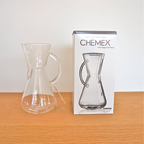 CHEMEX ｜コーヒーメーカー｜グラスハンドル３カップ