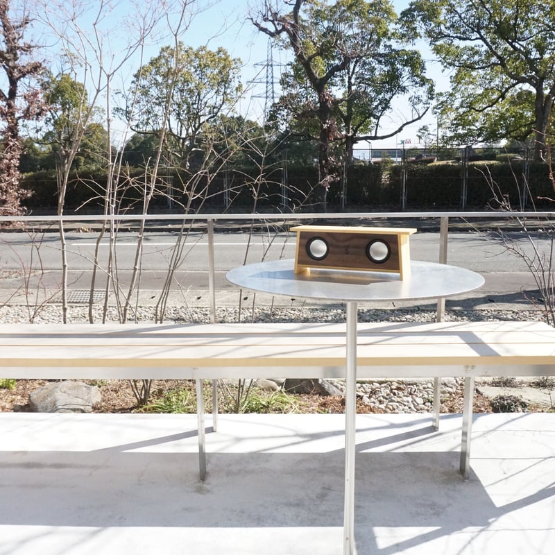 SPiKO｜bluetooth スピーカー｜アジアンローズウッド｜充電式 | h+lab