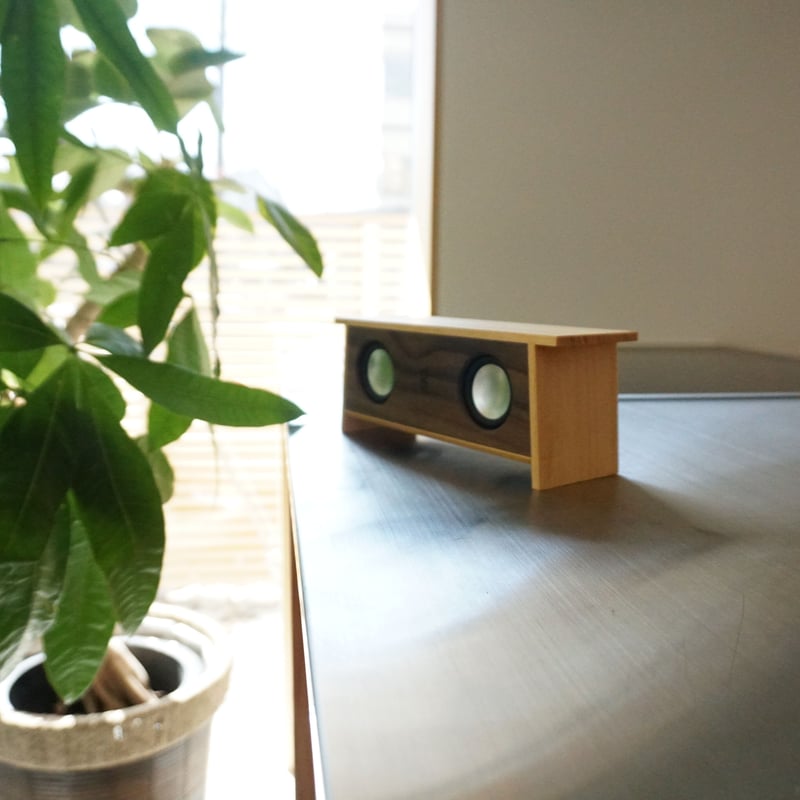 SPiKO｜bluetooth スピーカー｜アジアンローズウッド｜充電式 | h+lab