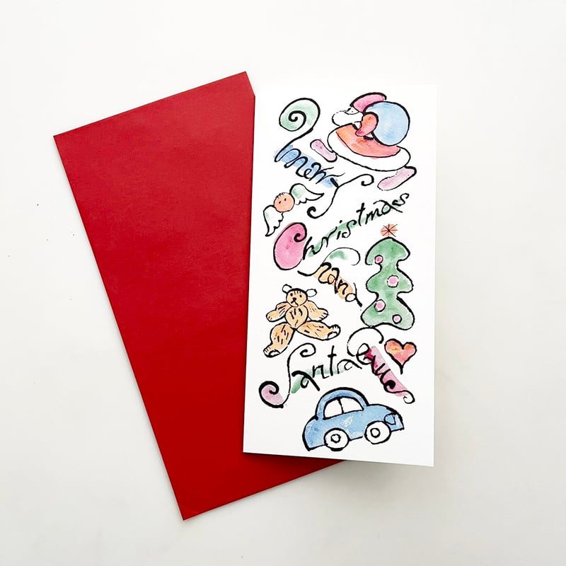 hana /samiro クリスマスカード（サンタ or 三博士とラクダ） | hana