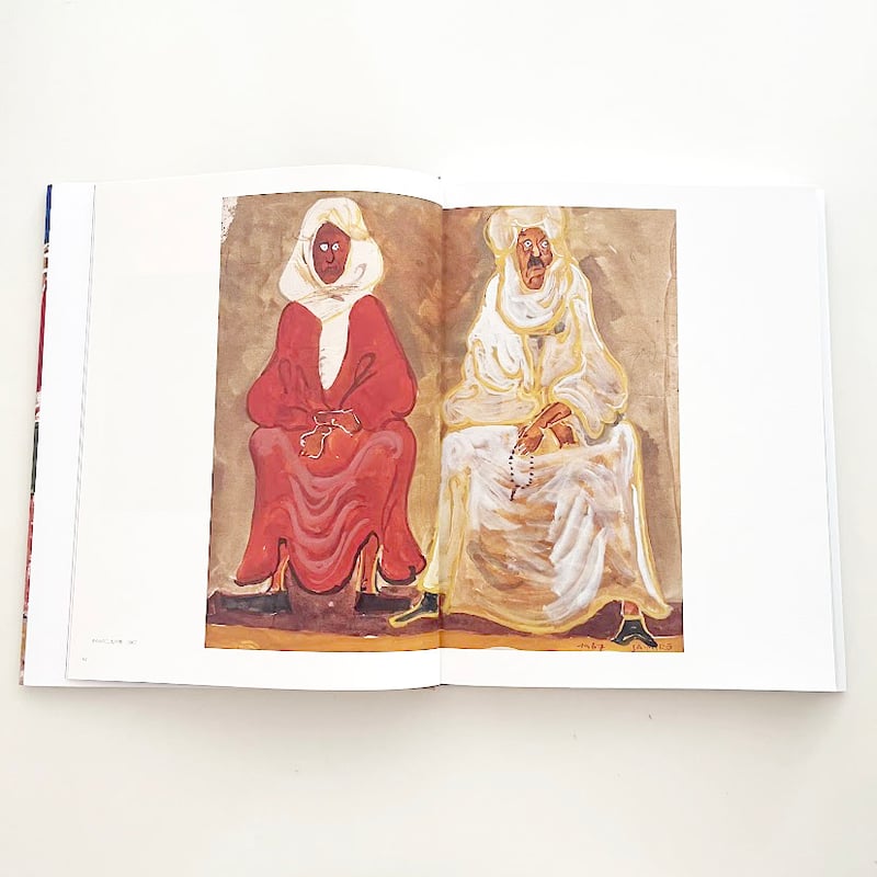 柚木沙弥郎　旅の歓び　パステル画　絵画　ドローイング原画 柚木沙弥郎｜旅の歓び、旅の色彩 | 曲線