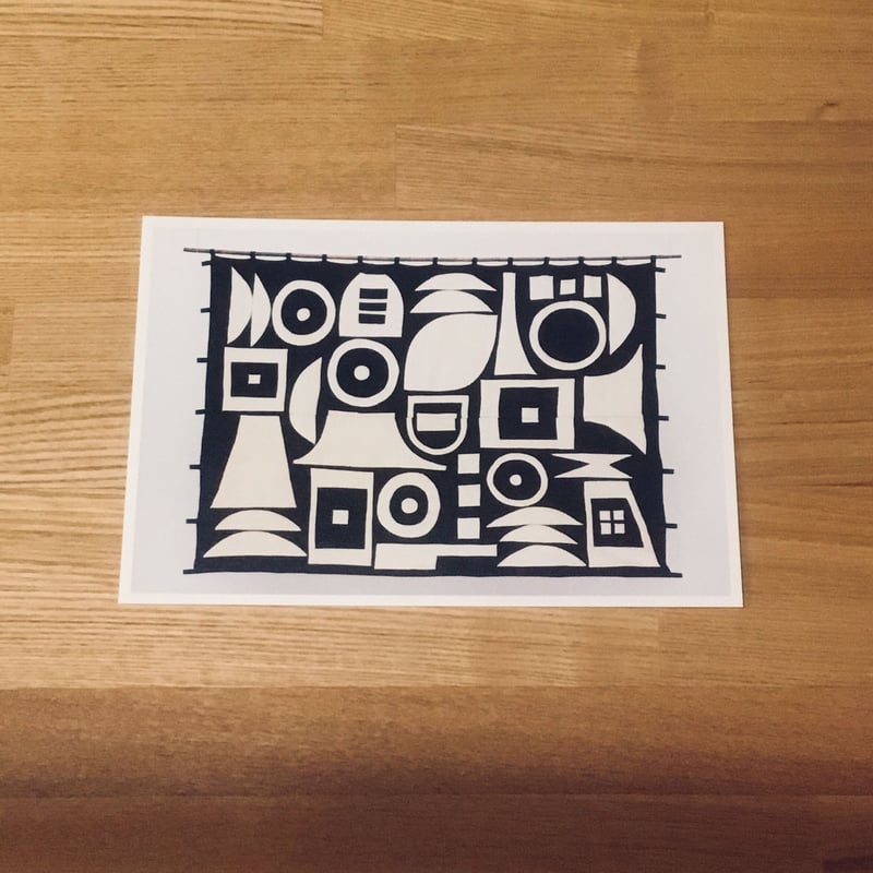 柚木沙弥郎lifeLIFE 大判ポストカード | hana