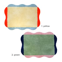 Block wave rug