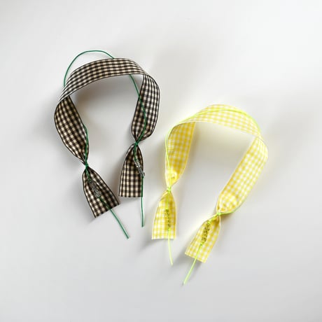 ※文庫本サイズ※  BOOK MARKER 「GINGHAM CHECK#2」