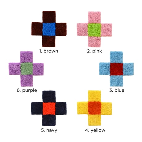 pixel flower rug