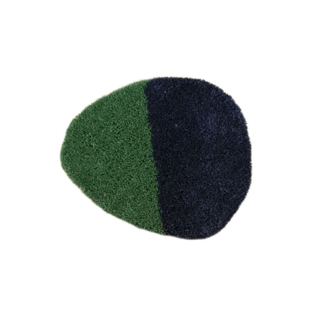 mini point rug(green×navy)