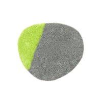 point rug(yellow green×gray)