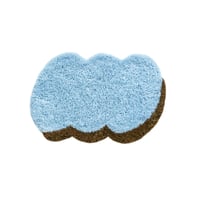 mini cloud rug (blue)