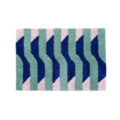 curve rug(blue)