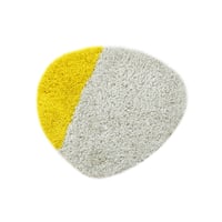 point rug(yellow×white)