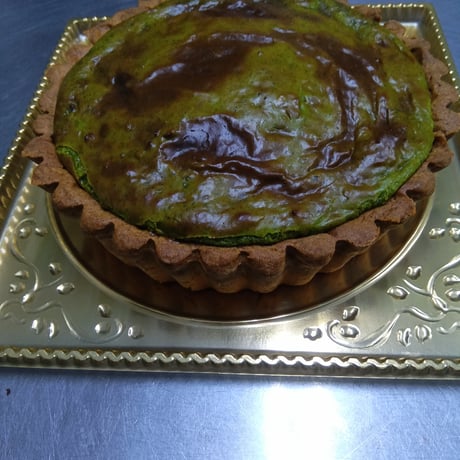 ふわとろ半熟チーズタルト 抹茶 18cm