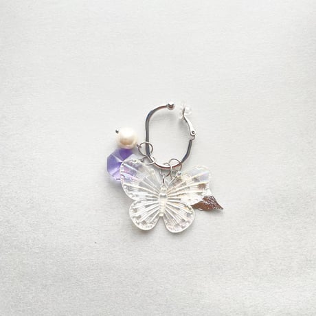 蝶々が羽ばたくように-flap-　イヤーカフ