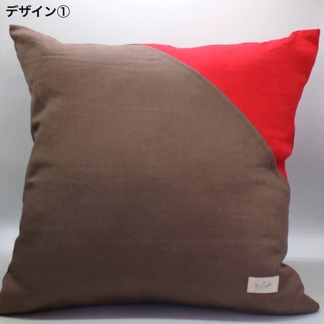 &Life リネンクッションカバー