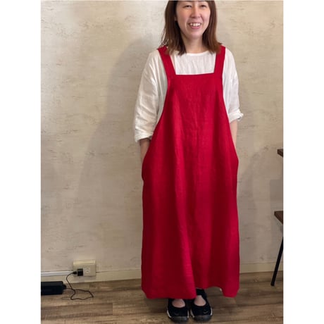 <注文生産＞クロスエプロンワンピースNEW