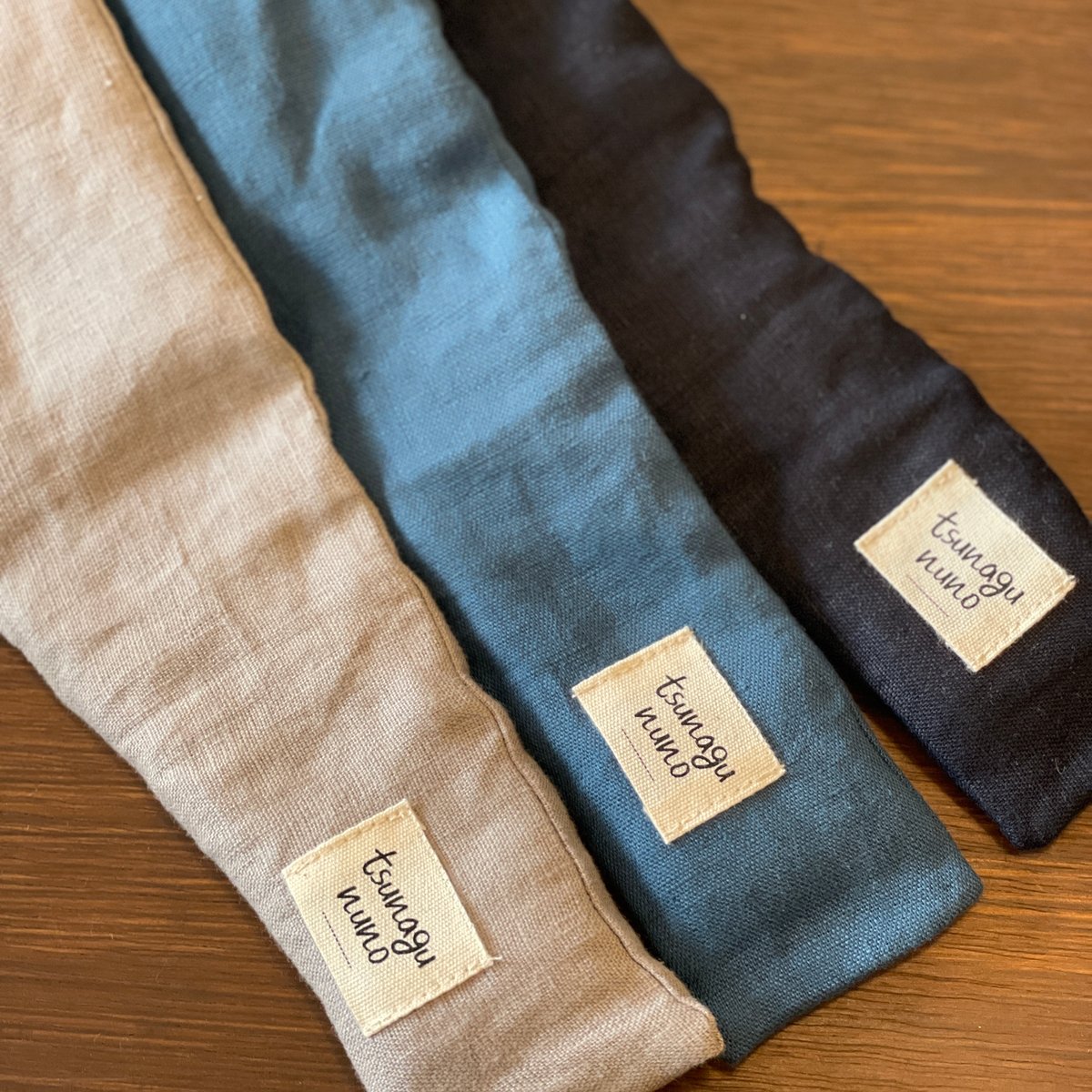 新商品＞小豆とハーブのリネンネックカイロ | miharashi factory curaso