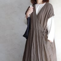 curaso exhibitionカシュクールベストワンピース