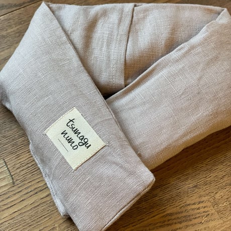 ＜新商品＞小豆とハーブのリネンネックカイロ