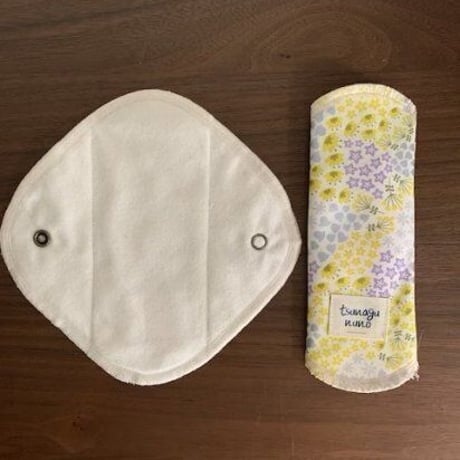冷えとりナプキンSサイズ　＜small flower＞