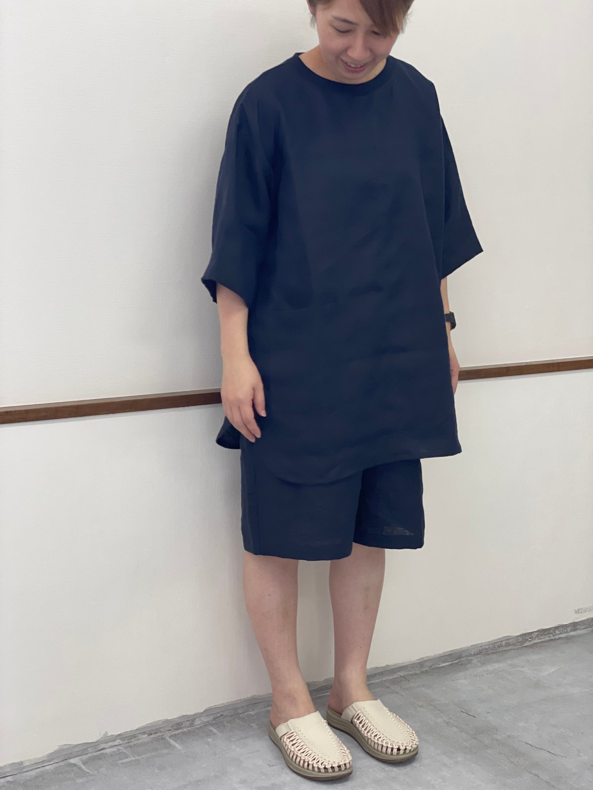 yuagari wear<linum>プルオーバーセットアップ（半袖短パン