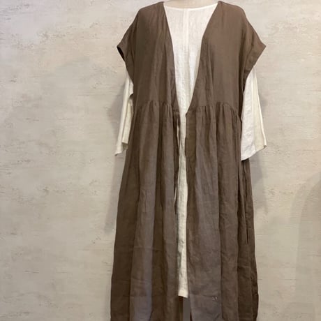 curaso exhibitionカシュクールベストワンピース