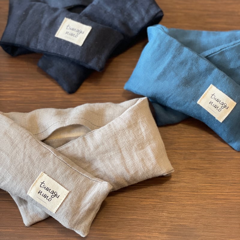 新商品＞小豆とハーブのリネンネックカイロ | miharashi factory curaso