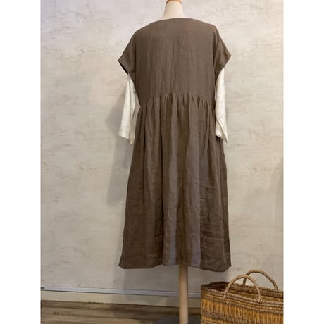 curaso exhibitionカシュクールベストワンピース