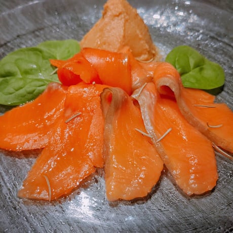 味噌漬けスモークサーモン　１P　80g