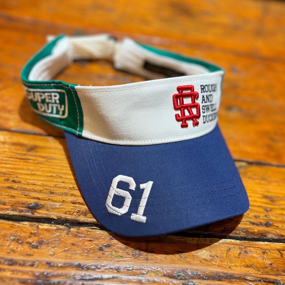 ラフ＆スウェル　ゴルフ　バイザー　ネイビー　さ新品　ユニセックス　フリーサイズ ラフアンドスウェル】TOUR SUN VISOR MULTI | VOCE GOLF