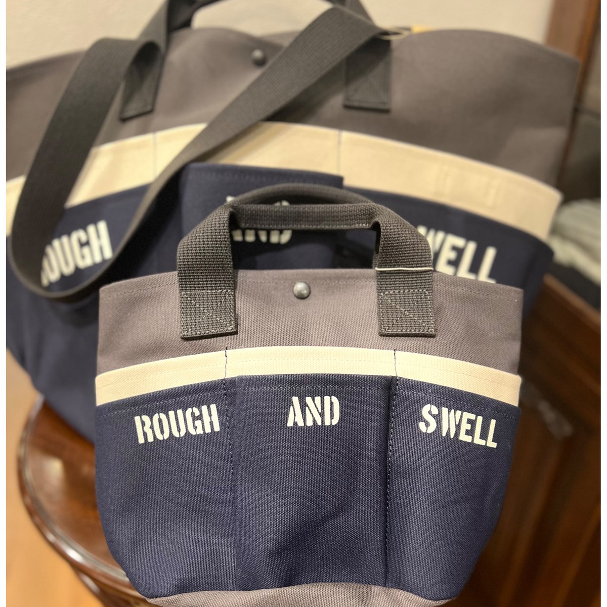 ラフアンドスウェル】STENCIL GARDENER TOTE MINI RSA-23216