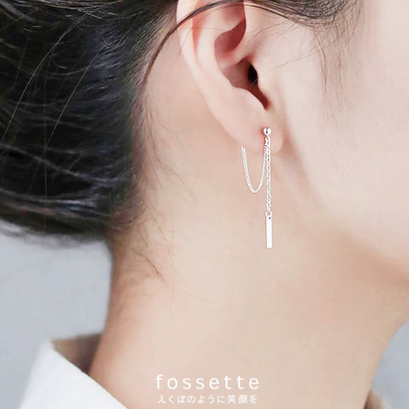 チェーンタッセルピアス | fossette
