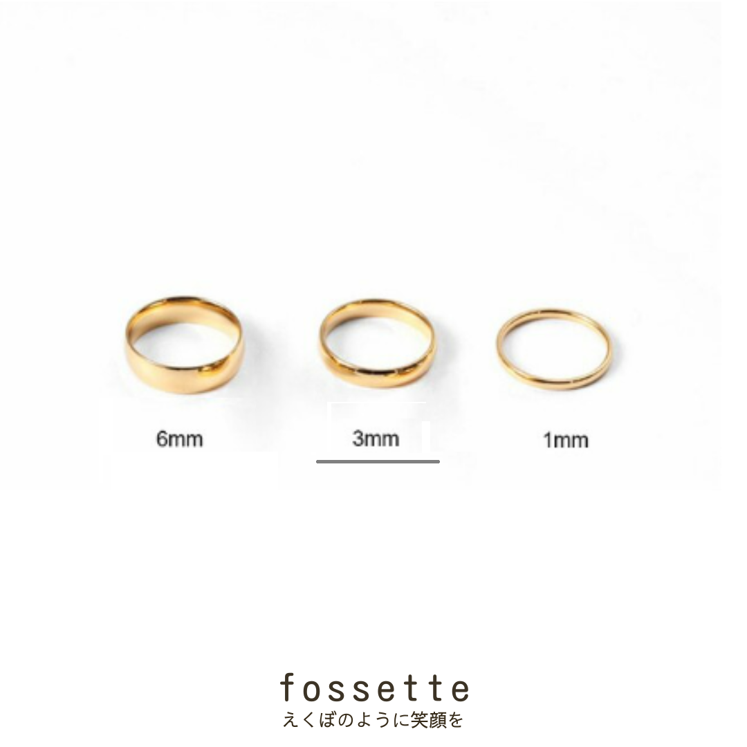 リング（15号、幅3mm） | fossette