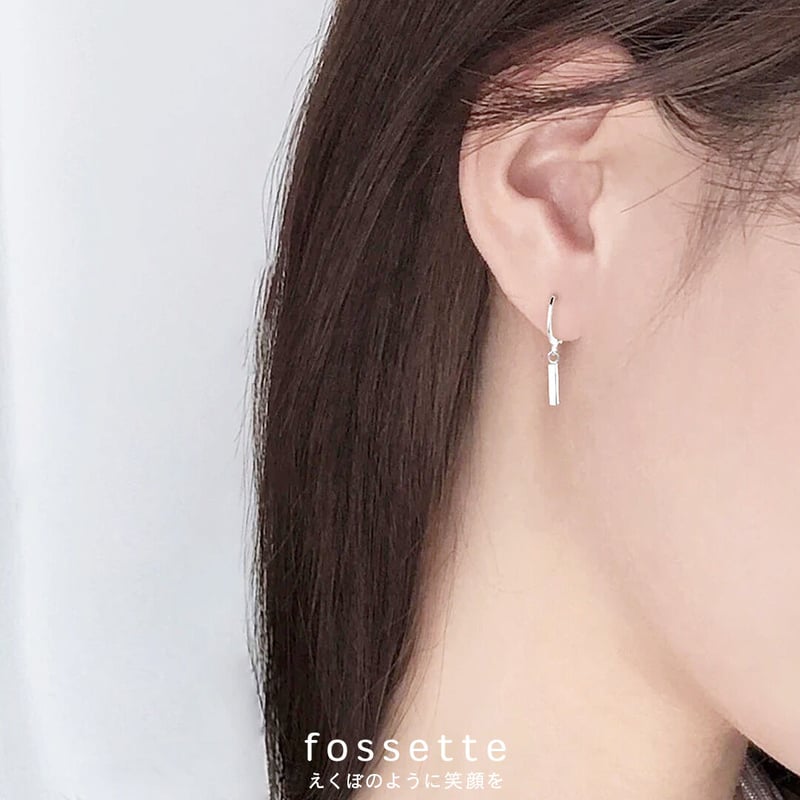 silver925 タッセルピアス | fossette 