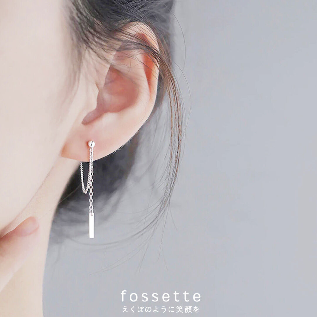 チェーンタッセルピアス | fossette チェーンタッセルピアス | fossette