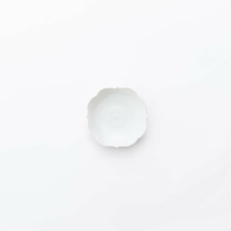 岡晋吾 四稜小皿　李朝白磁【ARITA PORCELAIN LAB（アリタポーセリンラボ）】